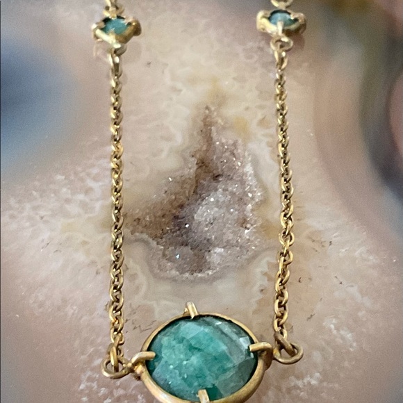 Gold aventurine necklace healing stone - Picture 7 of 8